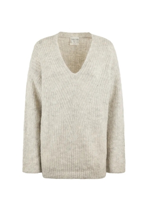 Forte Forte V-neck sweatshirt - Neutrals