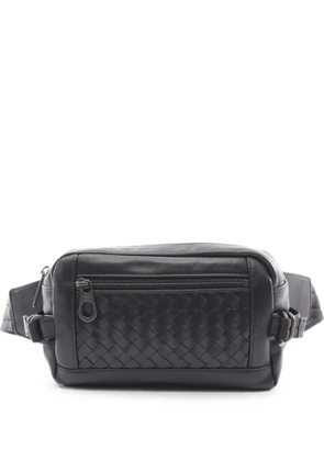 Bottega Veneta Pre-Owned 2010s Intrecciato leather belt bag - Black