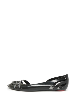 Gucci Pre-Owned Marola logo-detail ballet flats - Black