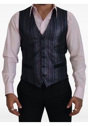 Dolce & Gabbana striped waistcoat - Black