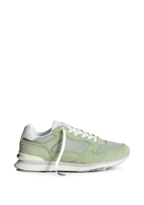 Hoff panelled lace-up sneakers - Green