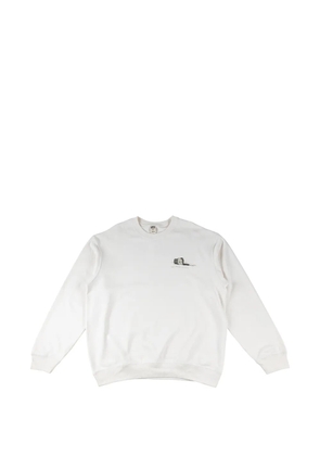 KAWS x Uniqlo graphic-print crew-neck sweater - White