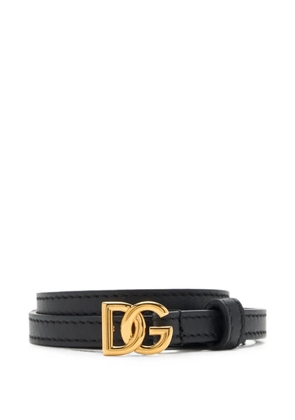 Dolce & Gabbana DG logo belt - Black
