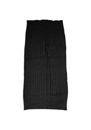 Dolce & Gabbana ribbed-knit scarf - Grey