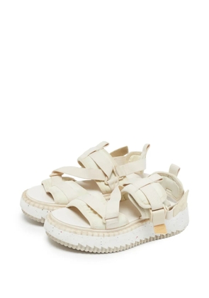 Chloé Pre-Owned Lilli platform sandals - Neutrals