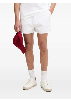 Lacoste logo-patch shorts - White