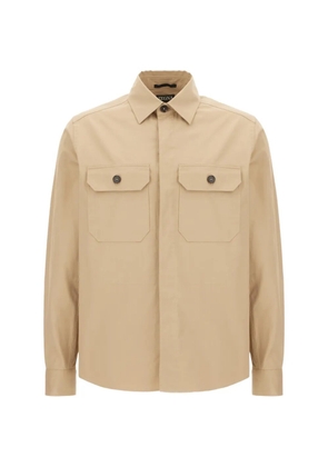 Zegna flap-pocket shirt jacket - Neutrals