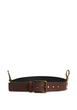 Dolce & Gabbana buckle-fastening leather belt - Brown