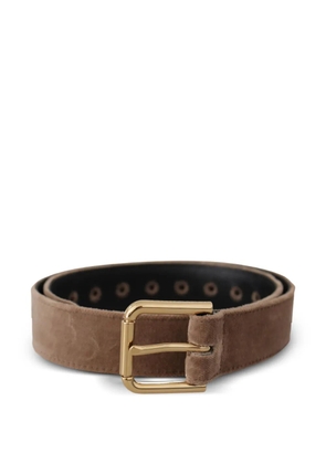 Dolce & Gabbana velvet buckle belt - Neutrals