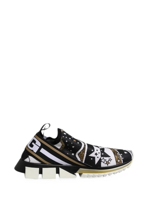 Dolce & Gabbana Sorrento star-print sneakers - Black