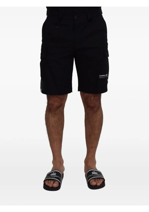 Dolce & Gabbana logo-patch cargo shorts - Black