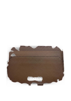 Bally 2021 logo-print card holder - Brown