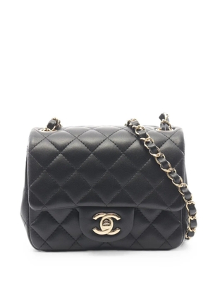CHANEL Pre-Owned 2021 mini turn-lock shoulder bag - Black