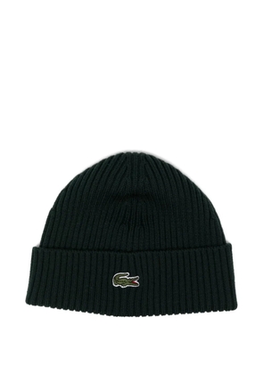 Lacoste logo-embroidered beanie - Green