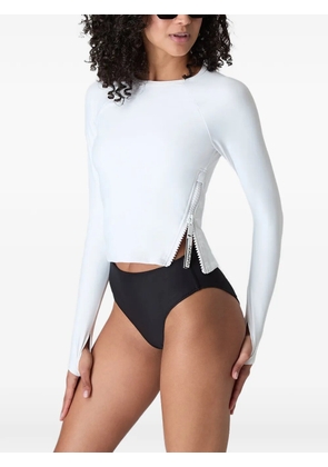 WATSKIN Sasha side-zip T-shirt - White