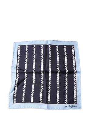 Dolce & Gabbana beetle-pattern handkerchief - Blue