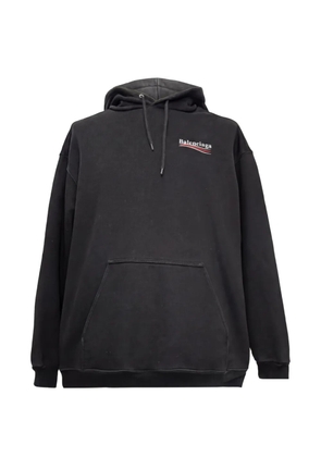 Balenciaga Pre-Owned Political Campaign hoodie - Black