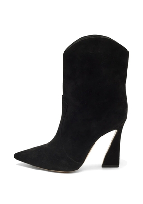 Gianvito Rossi pointed-toe suede ankle boots - Black
