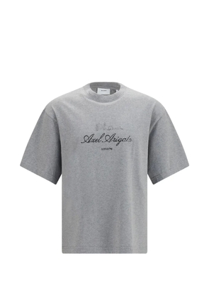 Axel Arigato logo-print cotton T-shirt - Grey