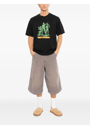 Melt graphic-print T-shirt - Black