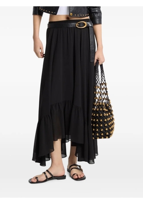Michael Kors ruffled asymmetric skirt - Black