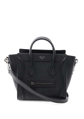 Celine Pre-Owned 2010s Luggage Nano shopper two-way handbag - Black