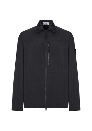 Stone Island Compass-motif zip-up jacket - Black