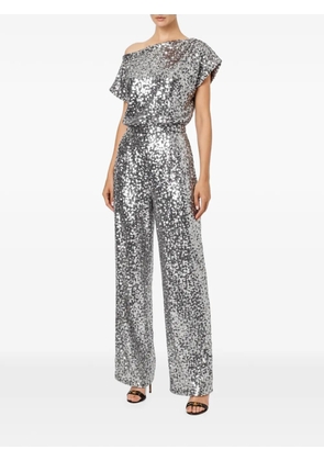 Elisabetta Franchi one-shoulder jumpsuit - Silver
