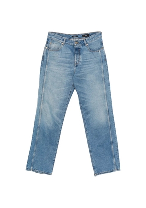 Balmain faded loose-fit denim jeans - Blue