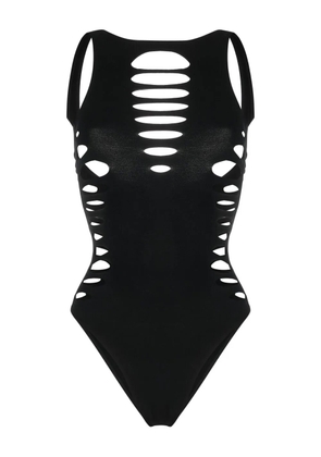 Versace cut-out swimsuit - Black
