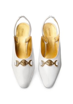 Versace Marisa patent slingbacks 90 mm - White
