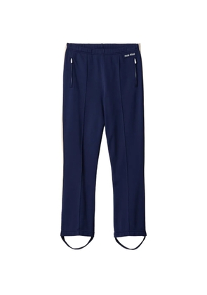 Miu Miu technical-fabric pants - Blue