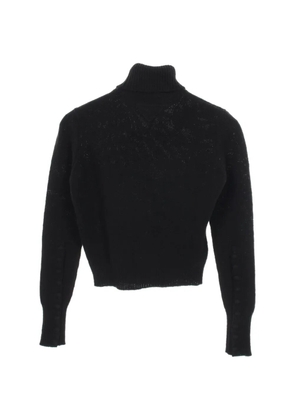 Prada Pre-Owned 2010s Triangle-patch roll-neck sweater - Black