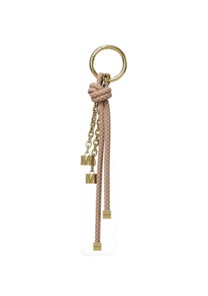 Michael Kors speckled knotted cord bag charm - Neutrals