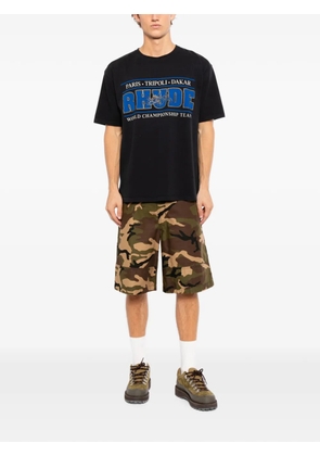 RHUDE logo-print T-shirt - Black
