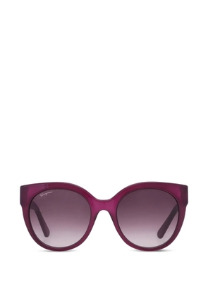 Ferragamo Eyewear round-frame sunglasses - Purple