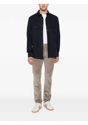 Jacob Cohën Western flap-pocket shirt - Blue