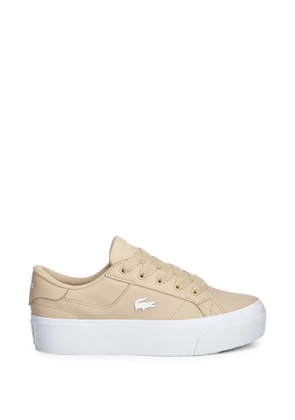 Lacoste logo-patch platform sneakers - Neutrals