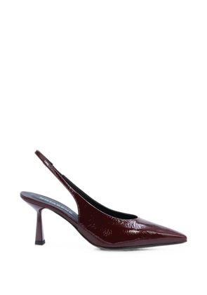 Notabene Emmely patent-finish slingback pumps - Red