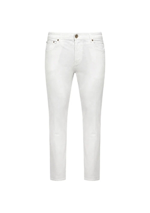 Corneliani Haiti Plus five-pocket trousers - White