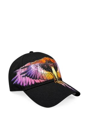 COUNTY OF MILAN wings-print baseball cap - Black