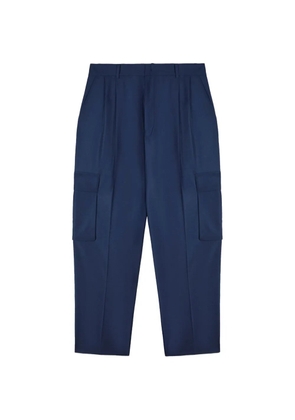Patrizia Pepe pleated wide-leg trousers - Blue