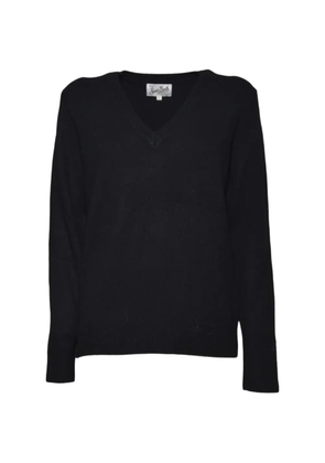MC2 Saint Barth V-neck knitted sweater - Black