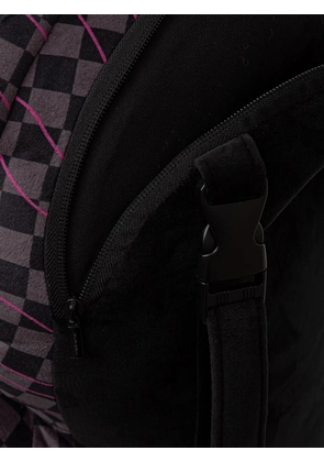 Sprayground checkered teddy-bear backpack - Black