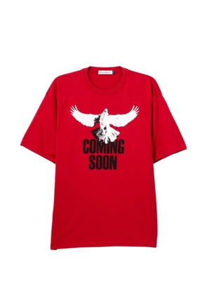 Undercover slogan-print T-shirt - Red