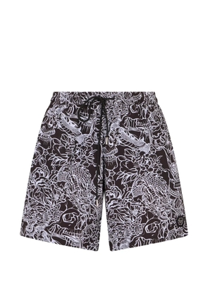 Philipp Plein swimming shorts Skull all-over - Black