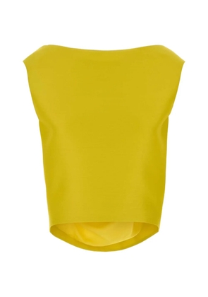 Balenciaga cady sleeveless blouse - Yellow