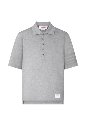 Thom Browne 4-Bar jersey polo shirt - Grey