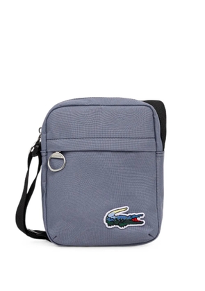 Lacoste Landscape Crocodile logo-patch bag - Blue