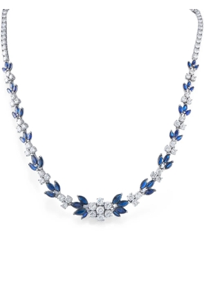 LB Exclusive sapphire and diamond necklace - Silver